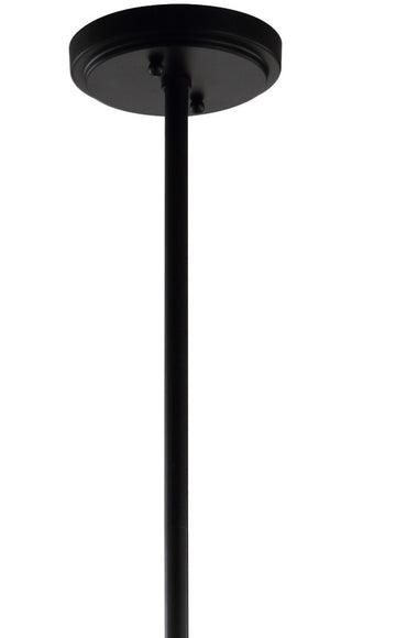 Adam Adjustable Metal/Glass LED Pendant - JONATHAN Y